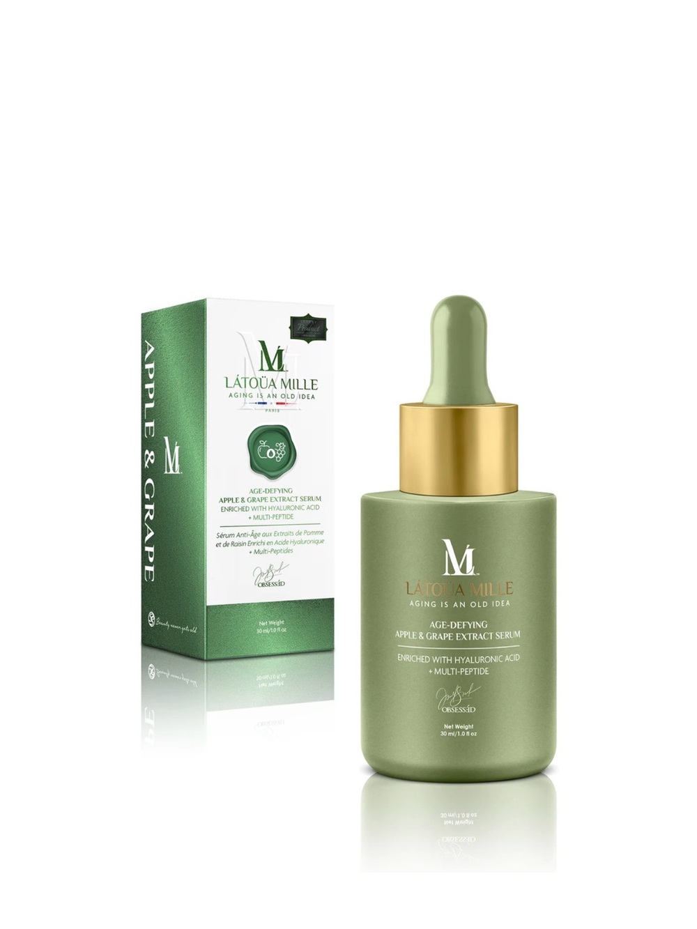 LATOÜA MILLE Apple & Grape Age-Defying Serum - NEW IN ORIGINAL PACKAGING